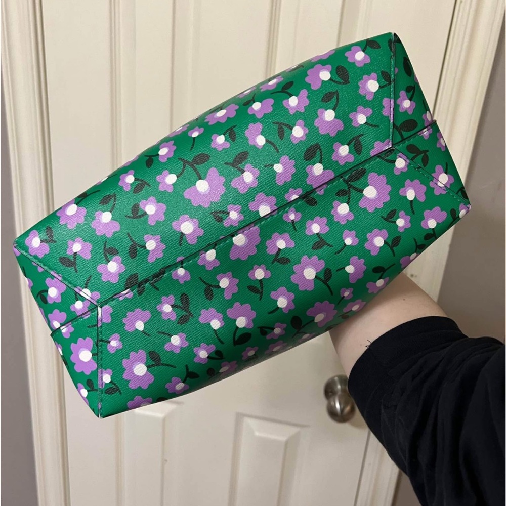 Kate Spade Floral Green Tote Bag - Picture 2 of 6